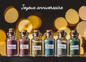 Fiole de souhaits pour un anniversaire joyeux